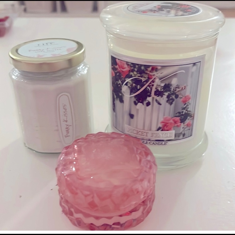 This includes Candles and Eye Cream